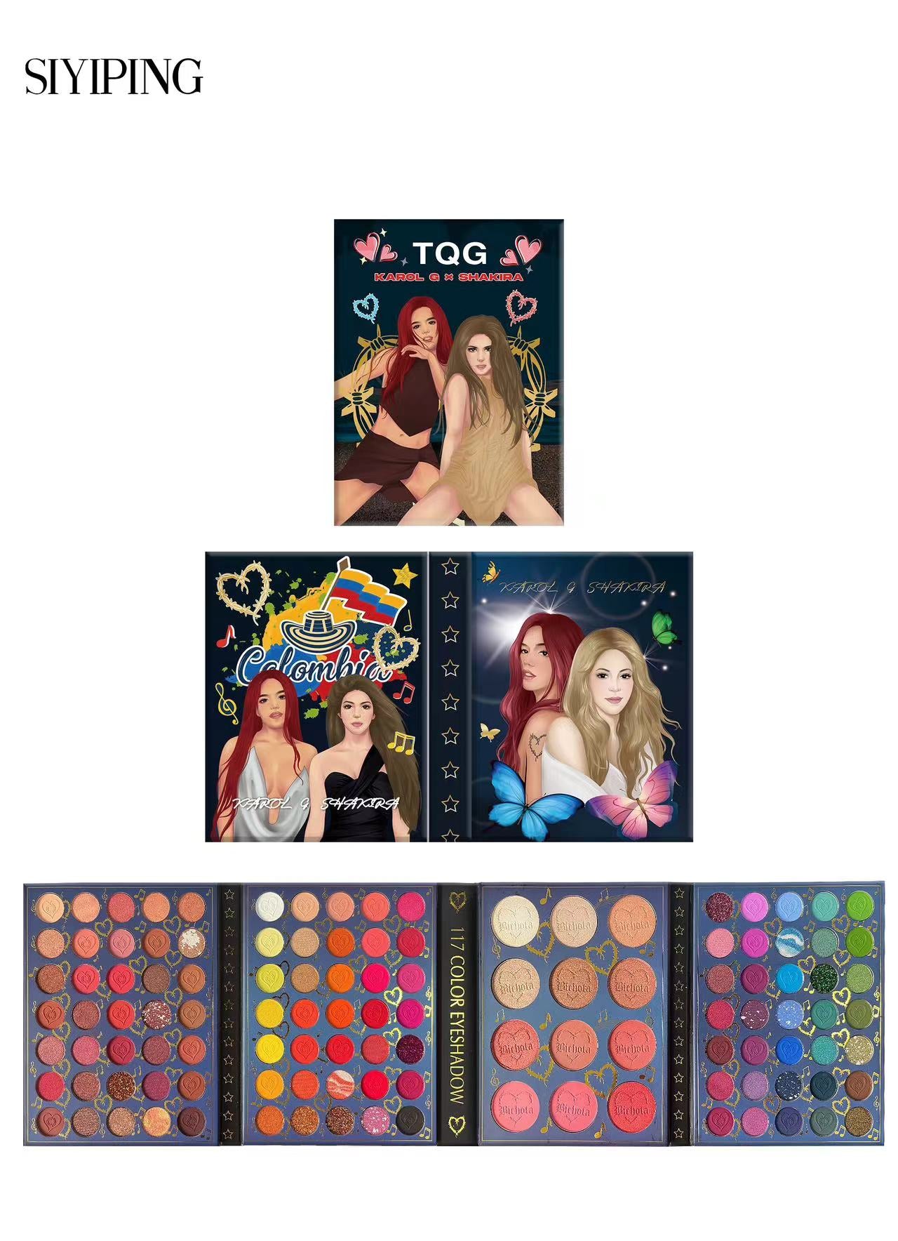 New arrivals !  117 colors Selena eyeshadow palette