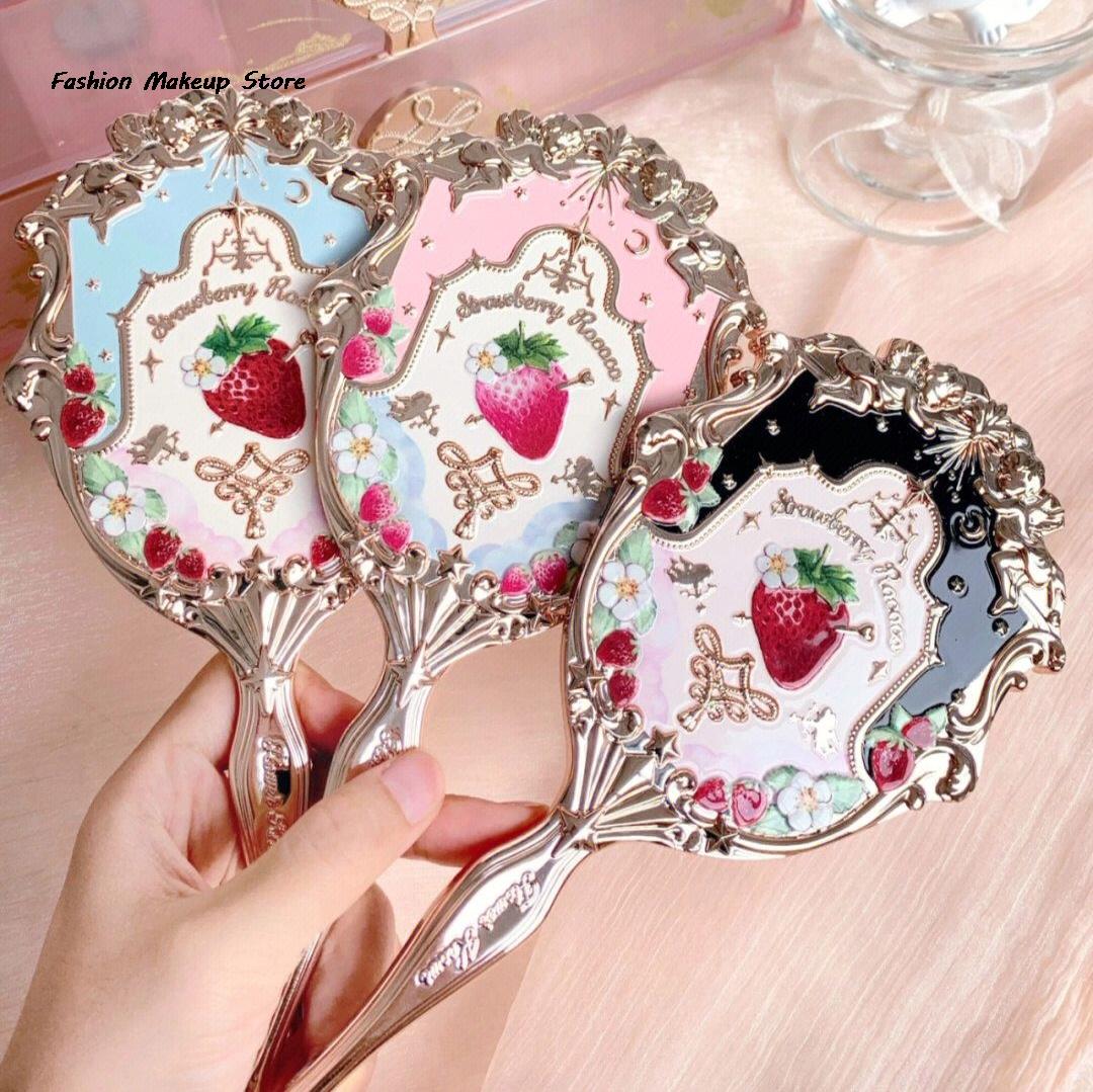 2023 New Flower Knows Makeup Mirror Cute Hand Mirror Women Makeup Tool