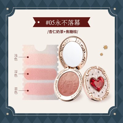 Flower Knows Circus Blush Palette Gradual Relief Powder Blusher