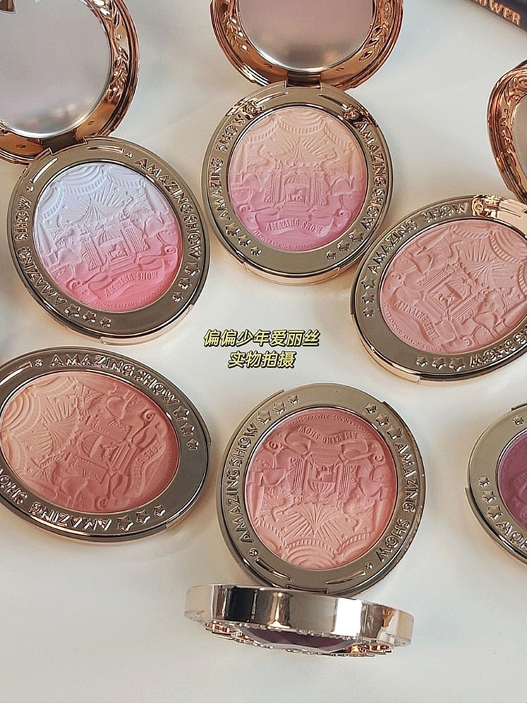 Flower Knows Circus Blush Palette Gradual Relief Powder Blusher