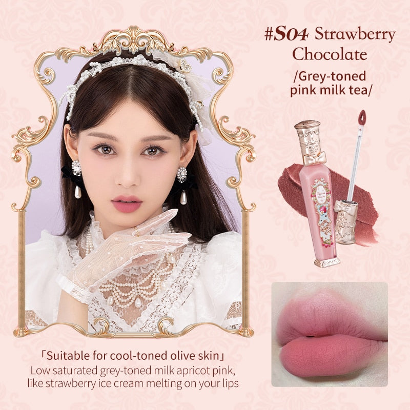 Strawberry Rococo Series Cloud Lip Cream Lipsticks