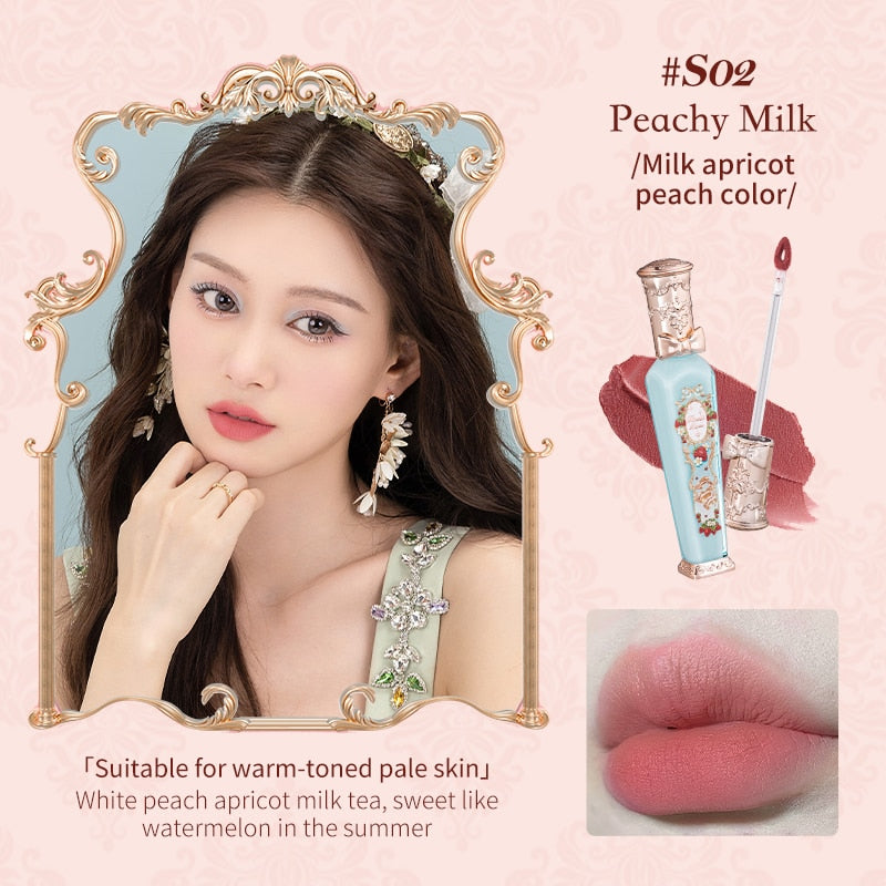 Strawberry Rococo Series Cloud Lip Cream Lipsticks