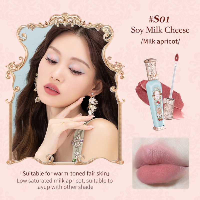 Strawberry Rococo Series Cloud Lip Cream Lipsticks