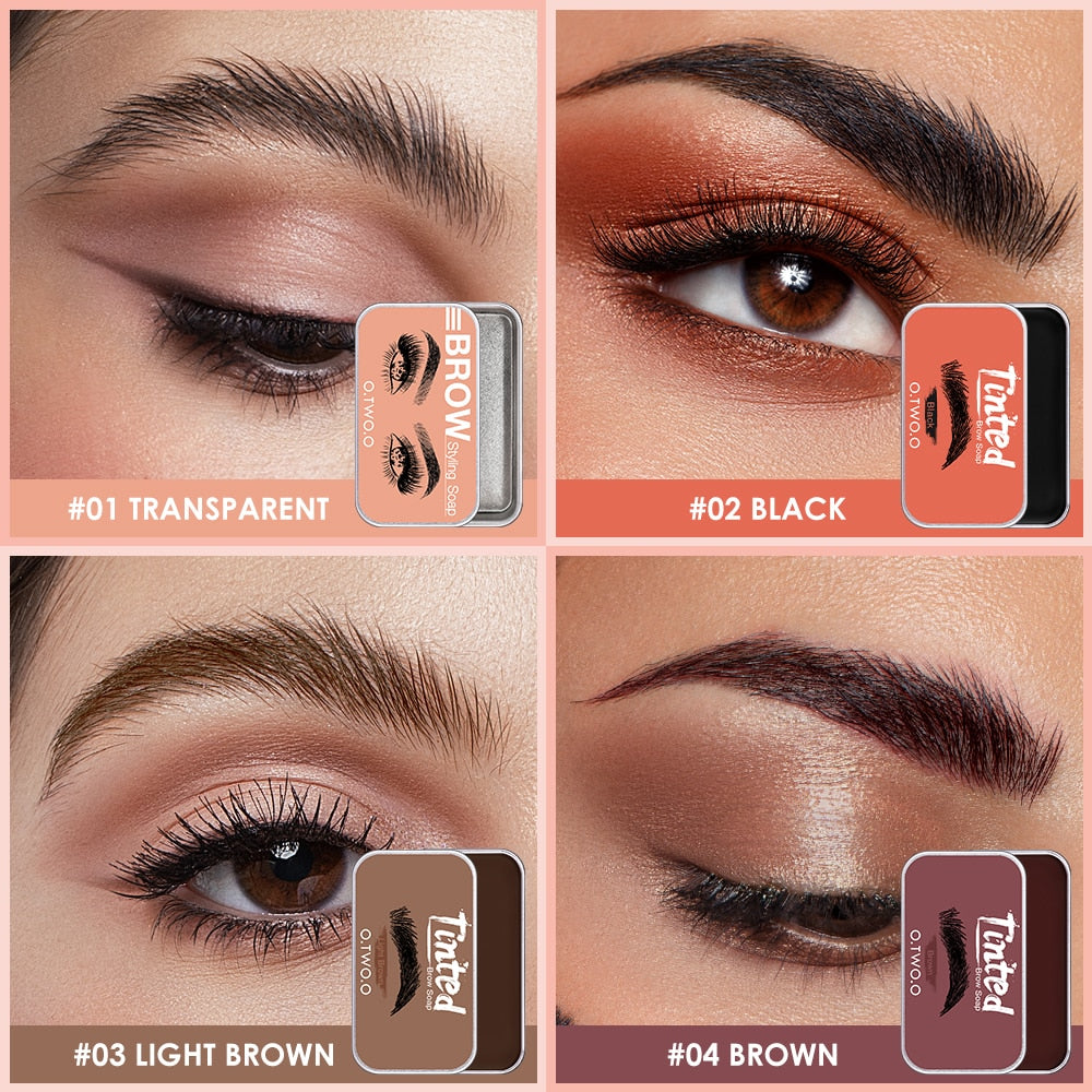 O.TWO.O Eyebrow Gel Wax Brow Soap 4 Color