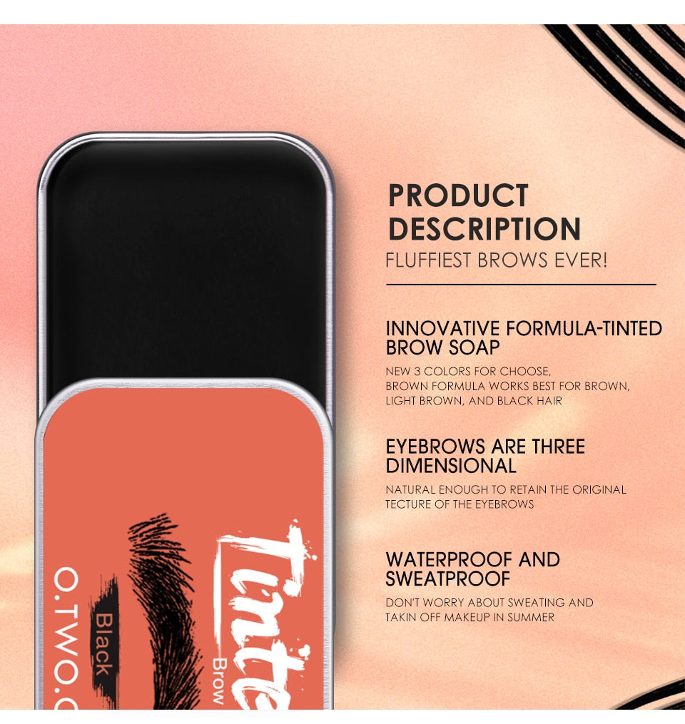 O.TWO.O Eyebrow Gel Wax Brow Soap 4 Color