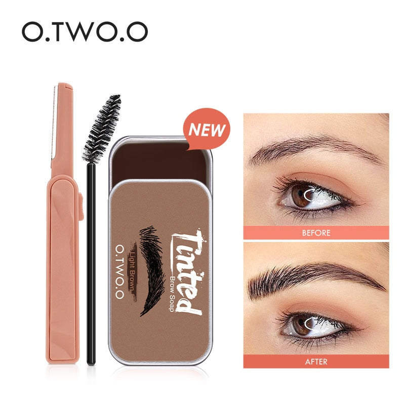 O.TWO.O Eyebrow Gel Wax Brow Soap 4 Color