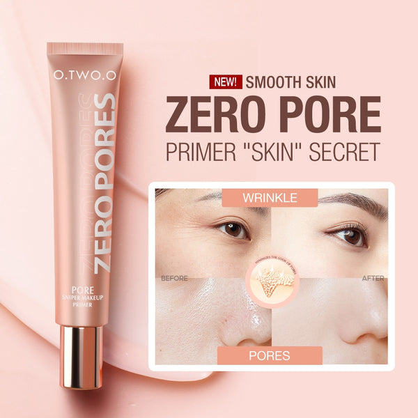 O.TWO.O Makeup Primer Face Makeup Brightening Oil Control Long Lasting Invisible Pore Facial Matte Cosmetics Foundation Cream