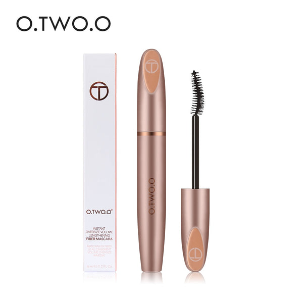 O.TWO.O 3D Silk Fiber Mascara Lengthening Waterproof Long Lasting Curling Thick Mascara Long Eyelashes Extension Make Up