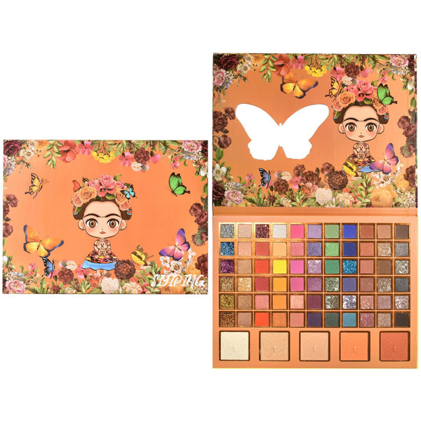 new Frida 71 colors highlight blush eye shadow 3-in-1 Hot Sell Shimmer Matte pigment Eyeshadow palette high quality long lasting